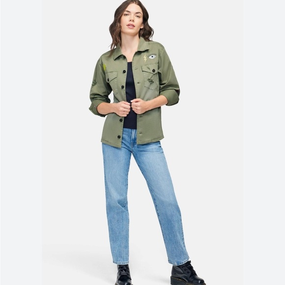 Wildfox Couture Truman Jacket | Oil Green Oil Green / size M NWT - Picture 4 of 16